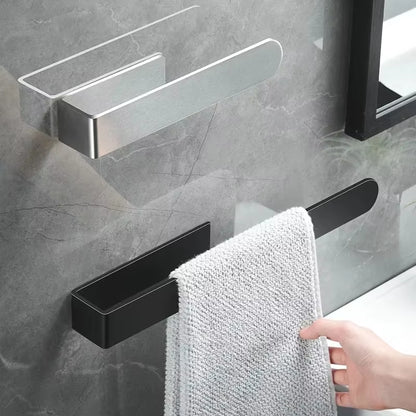 Towel Rack Non-Punched Towel Rack Bathroom Rack Self-Adhesive Bathroom Kitchen Towel Hand Towel Rack Household Items