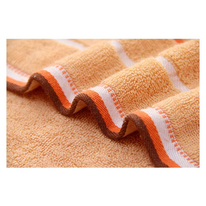 1 Piece of Three Section Towel with Thickened Water Absorption and No Shedding of Fluff, Used for Daily Face Washing at Home